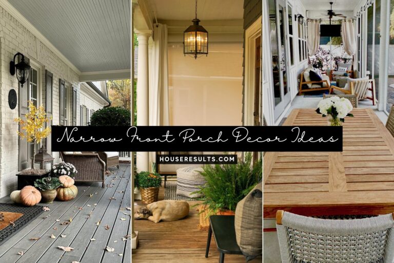 Narrow Front Porch Decor Ideas