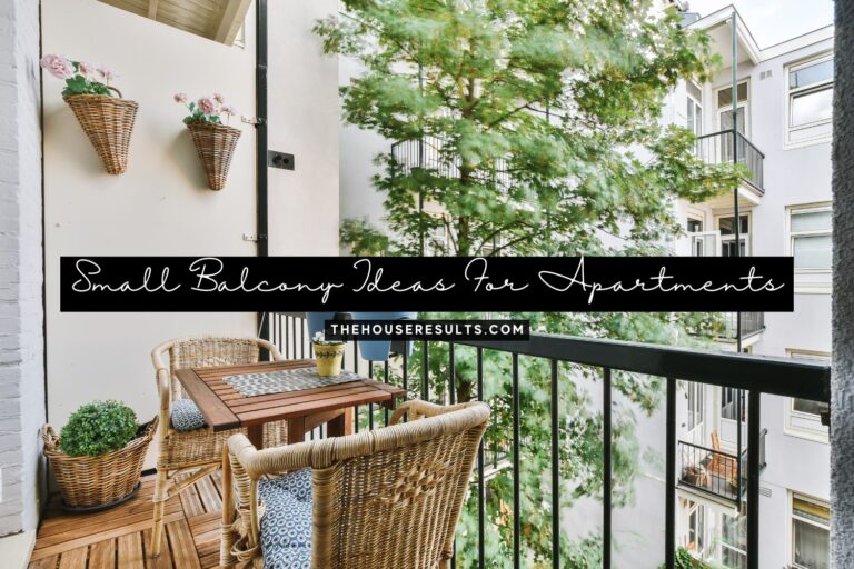 Small Balcony Ideas For Apartments