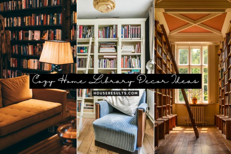 Cozy Home Library Decor Ideas