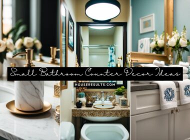 Small Bathroom Counter Decor Ideas